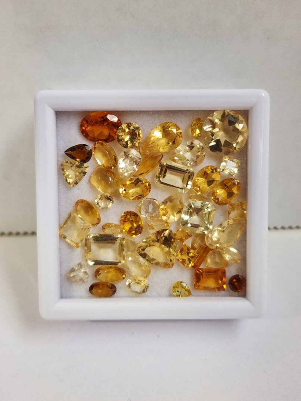 Update! Estate Loose Gemstone Collection Citrine, Topaz & Sapphire & Quartz Gems